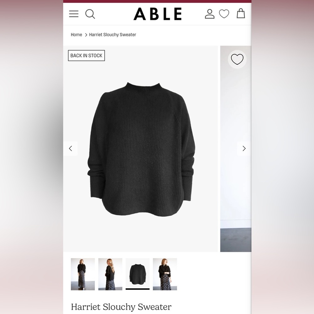 Able Harriet Slouchy Sweater